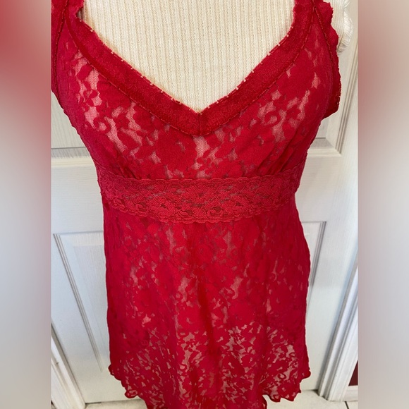 Ambrielle Floral Sexy Sleepwear Lace
Lingerie/ Nightie Red Size XL - Picture 2 of 6